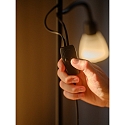 Nordlux Luminaria de pedestal LAURIA  E27, E14 IP20, negro 