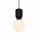 Nordlux pendant luminaire SADIE E14 IP20, black dimmable