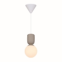 pendant luminaire SADIE E14 IP20, beige dimmable