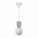 pendant luminaire SADIE E14 IP20, beige dimmable
