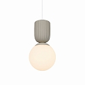 pendant luminaire SADIE E14 IP20, beige dimmable