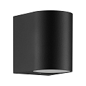 Luminaria de pared para exteriores DION SINGLE GU10 IP44, negro regulable