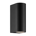 Nordlux Luminaria de pared para exteriores DION DOUBLE GU10 IP44, negro regulable