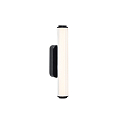 Luminaria de pared VIRELLE 32 IP44, negro regulable