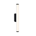 Luminaria de pared VIRELLE 50 CCT Switch IP44, negro regulable