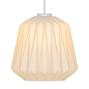 Nordlux Luminaria colgante ELBIE E27 IP20, blanco regulable