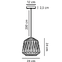 Nordlux Luminaria colgante ELBIE E27 IP20, blanco regulable