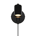 Luminaria de pared EXPLORE LONG GU10 IP20, negro 