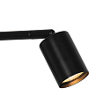Luminaria de pared EXPLORE LONG GU10 IP20, negro 