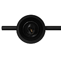 pendant luminaire LILLY 5 flames E14 IP20, black dimmable