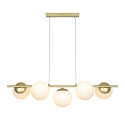 Nordlux Luminaria colgante LILLY de 5 llamas E14 IP20, lat�n regulable