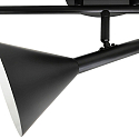 Nordlux Luminaria de techo KELVIS de 3 llamas GU10 IP20, negro regulable