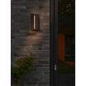 Nordlux Luminaria de pared para exteriores CLARINI E27 IP54, seaside negro regulable