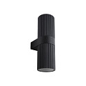 Nordlux Luminaria de pared para exteriores KYKLOP RIPPLE MAXI Arriba-Abajo, con portal�mpara E27 IP54, negro