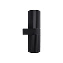 Nordlux Luminaria de pared para exteriores KYKLOP RIPPLE MAXI Arriba-Abajo, con portal�mpara E27 IP54, negro