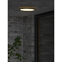 Nordlux Luminaria de techo OJA 29 redondo IP54, negro 