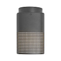 Luminaria de techo para exteriores SIDARA E27 IP54, seaside antracita regulable