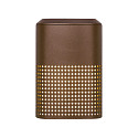 Nordlux Luminaria de pared para exteriores SIDARA E27 IP54, seaside marr�n met�lico regulable