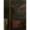 Nordlux Luminaria de pared para exteriores SIDARA E27 IP54, seaside marr�n met�lico regulable
