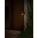 Nordlux Luminaria de pared para exteriores SIDARA E27 IP54, seaside marr�n met�lico regulable