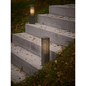 Nordlux bollard lamp SIDARA 45 E27 IP44, seaside anthracite dimmable