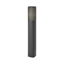 bollard lamp SIDARA 95 E27 IP44, seaside anthracite dimmable