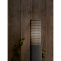 Luminaria para balizas SIDARA 95 E27 IP44, seaside antracita regulable