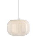 Nordlux Pendant luminaire MILFORD 30, shade Ø 30cm, height 22.7cm, pendulum 300cm, E27, opal glass