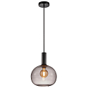 Luminaria colgante ALTON 25 E27 IP20, negro regulable