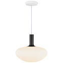 Nordlux Luminaria colgante ALTON 35 E27 IP20, lat�n, negro regulable