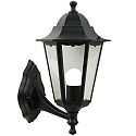 Luminaria de pared para exteriores CARDIFF UP E27 IP44, negro