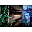 design for the people by Nordlux Luminaria de pared para exteriores FRONT 36 IP44, negro 