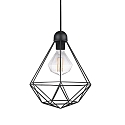 Nordlux Luminaria colgante TEES E27 IP20, negro 