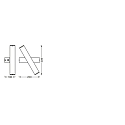 wall luminaire SMART+ ORBIS CROSS 309X106MM TW rotatable, tunable white, controllable via WLAN / WIFI IP20, dimmable