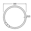 Ledvance Tubo LED T5 FC 40/55 EXTERNAL forma del anillo 2GX13 21,5W 3200lm 4000K 120� CRI 80-89 regulable