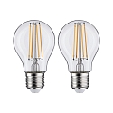 Paulmann Filamento luminoso en forma estándar STANDARD LED A60 juego de 2 E27 7W 806lm 2700K CRI >80 