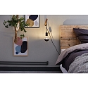 Paulmann L�mpara espejada globe DECO GLOBE G95 LED BLACK MATT DIM G95 claro E27 6,5W 600lm 2700K CRI >80 regulable
