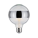 Bombilla filamento Globe DECO GLOBE LED MIRROR-RING SILVER G125 claro E27 6,5W 640lm 2700K CRI >80 regulable