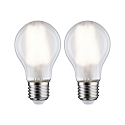 L�mpara LED en forma de pera juego de 2 E27 7W 806lm 4000K 360� CRI >80 