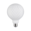 Paulmann Bombilla filamento Globe GLOBE G125 WHITE LAMPION V1 ranurado, con rejilla G125 mate E27 4,3W 400lm 3000K CRI >80 regulable