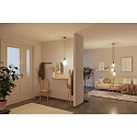 Paulmann Bombilla filamento Globe GLOBE G125 WHITE LAMPION V2 ranurado, empotrado G125 mate E27 4,3W 400lm 3000K CRI >80 regulable