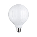 Paulmann Bombilla filamento Globe GLOBE G125 WHITE LAMPION V3 ranurado G125 mate E27 4,3W 400lm 3000K CRI >80 regulable