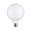 Paulmann Bombilla filamento Globe GLOBE G125 WHITE LAMPION V4 suave G125 mate E27 4,3W 400lm 3000K CRI >80 regulable