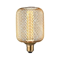L�mpara de filamento LED METALLIC GLOW CYLINDER SPIRAL conmutable E27 4,2W 200lm 1800K CRI >80 