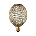 Paulmann L�mpara de filamento LED METALLIC GLOW GLOBE HELIX conmutable E27 3,5W 130lm 1800K CRI >80 