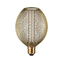 Paulmann L�mpara de filamento LED METALLIC GLOW GLOBE SPIRAL conmutable E27 4,2W 200lm 1800K CRI >80 