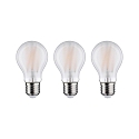 Paulmann L�mpara LED en forma de pera juego de 3 E27 9W 1055lm 2700K CRI 80-89