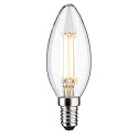 Filamento luminoso en forma de vela ECO-LINE CANDLE conmutable P45 claro E14 4W 840lm 3000K 360� CRI >80  claro