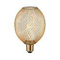 L�mpara de filamento LED METALLIC GLOW GLOBE  3-STEP DIM E27 4W 180lm 1800K CRI >80 regulable