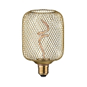 Paulmann L�mpara de filamento LED METALLIC GLOW CYLINDER 3-STEP DIM E27 4W 180lm 1800K CRI >80 regulable